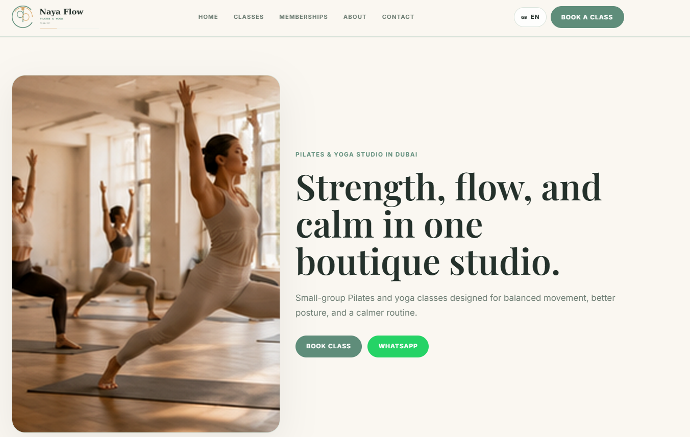 Website screen preview 1