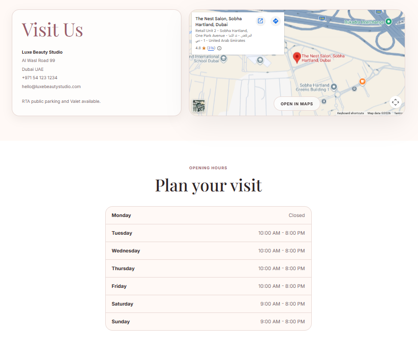 Website screen preview 6
